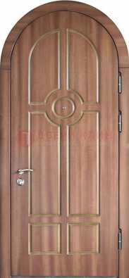 Арочная дверь с отделкой массивом ДА-35 в Ульяновске