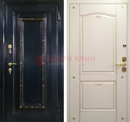 Входная дверь Дверь с золотистым декором ДПР-3 в Ульяновске