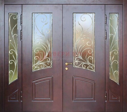 Парадная дверь ДПР-58 с остеклением в Ульяновске