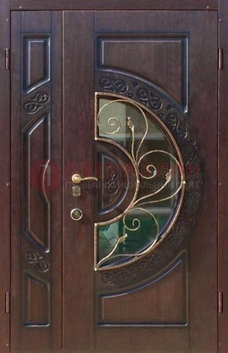 Полуторная железная дверь Винорит в классическом стиле ДСК-272 в Ульяновске
