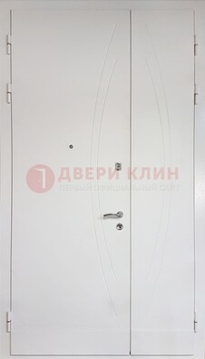 Современная полуторная стальная дверь с МДФ панелью ПЛ-25 в Ульяновске